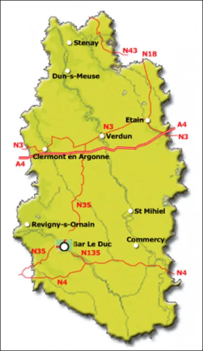 Verdun est-elle la préfecture de la Meuse ?