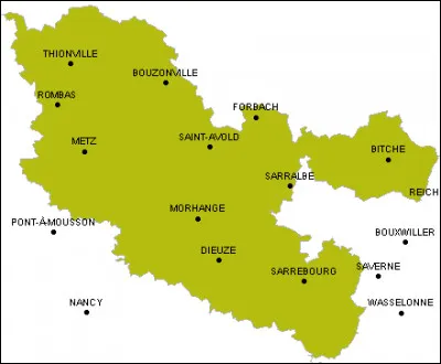 Metz est-elle la préfecture de la Moselle ?