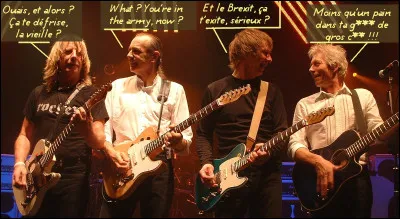 Allons, allons ! Messieurs les Anglais, pas de politique, s'il vous plaît ! Mieux vaut rester sur un ...