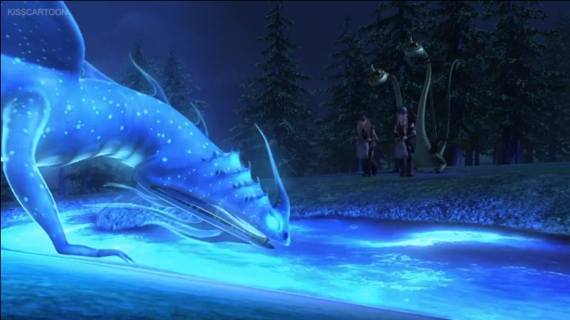 Quel est le nom du dragon qui a figé Finn Sans Peur, l'oncle d'Astrid, lorsqu'elle avait 5 ans ?