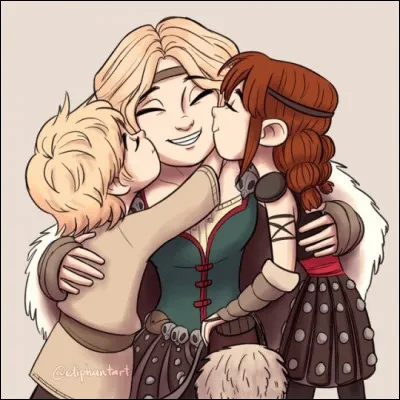 Comment s'appellent les deux enfants d'Astrid ?