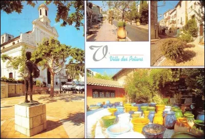 Quelle est cette ville des Alpes Maritimes, célèbre pour ses poteries culinaires et artistiques mais aussi pour ses céramiques, Pablo Picasso y a vécu de 1948 à 1955 ?