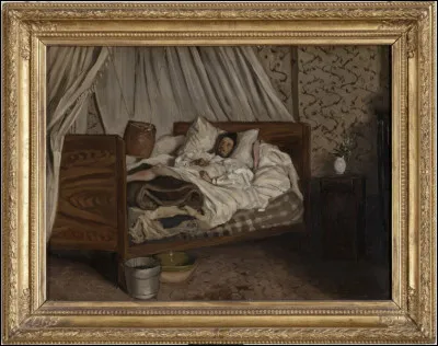 Quel artiste Fr&eacute;d&eacute;ric Bazille a-t-il repr&eacute;sent&eacute; dans son tableau "l'Ambulance improvis&eacute;e" ?