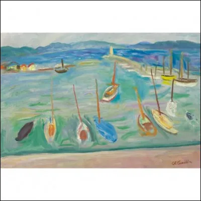 &Agrave; qui doit-on la toile "Le Port de Saint-Tropez ?