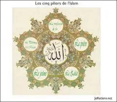 Quel est le nom des 5 piliers de l'islam ?