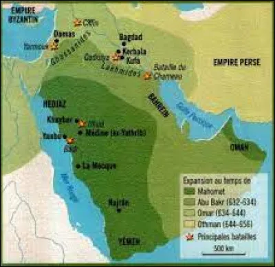 En quelle année, l'islam est-il apparu ?