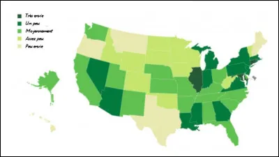 Enfin, un classement par État selon l'envie qu'ont les gens de ...