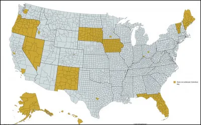 Histoire > Sur cette carte des comtés, que représentent ceux en doré ?