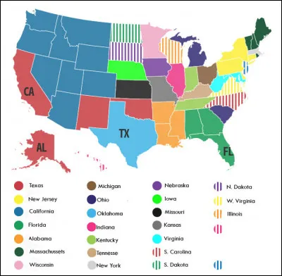Apparemment, le Texas n'est pas très apprécié par ses voisins, mais il y a pire ! Quel État et pourquoi ?