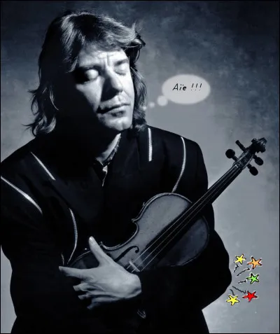 Eh oui, le violon est une véritable torture (pour le corps, avant même les oreilles !). Ici, on voit bien d'où il souffre : et vous ?