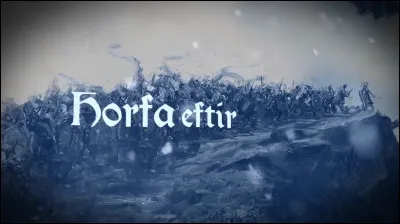 Complétez : 
"Snjóar nú yfir..."