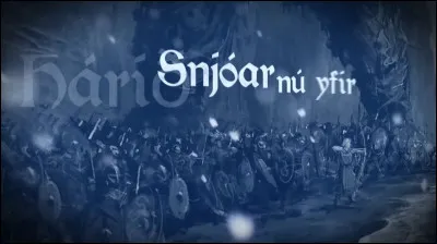 Complétez : 
"Snjóar og hvergi snarkar..."