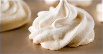 Que rajoute-t-on au sucre pour obtenir une meringue ?