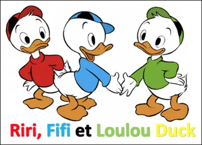 Sont-ce les fils de Donald Duck ?