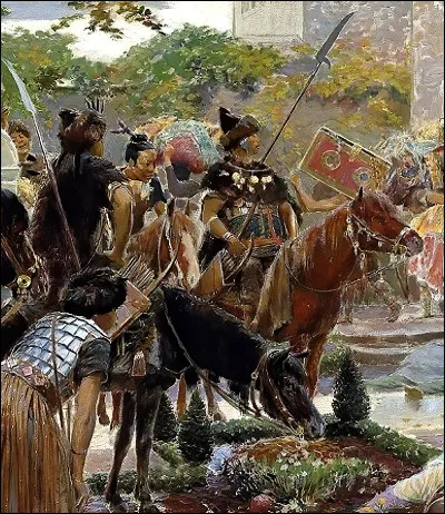 Les Huns menèrent la guerre à de nombreux peuples, mais certainement pas aux...