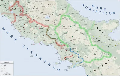 Combien y a-t-il eu de guerres samnites ?