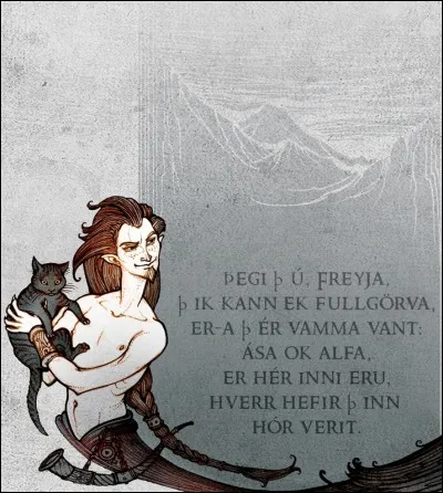 Complétez : 
"Löngum stundum þar léku saman börn,
Lítil systkin sem Óðinn hafði..."