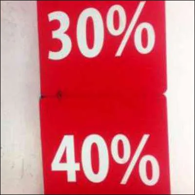 Quel est le prix d�un article de 250 euros avec un rabais de 40% ?