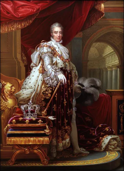Charles X, a été, de 1824 à 1830, roi ...