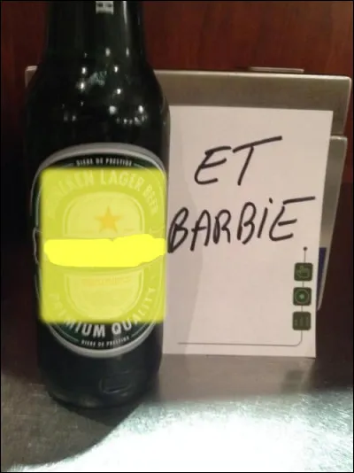 Authentique mise en bière !