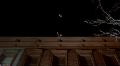 Quels projectiles Marvin reçoit-il dans la figure à cause du piège que Kevin a fabriqué sur le toit ?