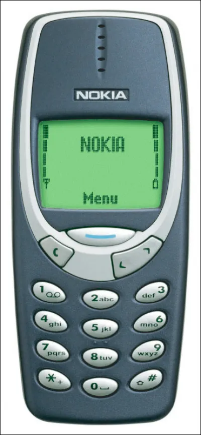 En quelle année est apparu le mobile Nokia 3310 ?