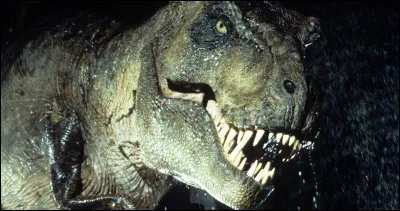 Sur quoi la vue du T-Rex est-elle basée, dans "Jurassic Park" ?