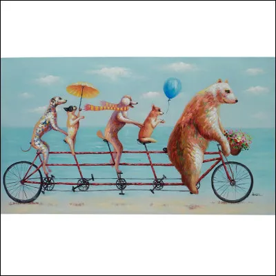 Qui se retrouve tout à l'avant de ce tandem ?