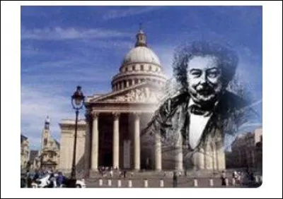 Alexandre Dumas a été inhumé au cimetière de Neuville-lès-Dieppe en Normandie puis transféré en 1872 au cimetière de Villers-Cotterêts. Mais en 2002 c'est à à Paris qu'il a de nouveau été transféré. 
Saurez-vous dire à quel endroit ?