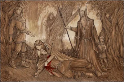 Complétez : 
"Horfði á dalinn minn, kvaddi og..."