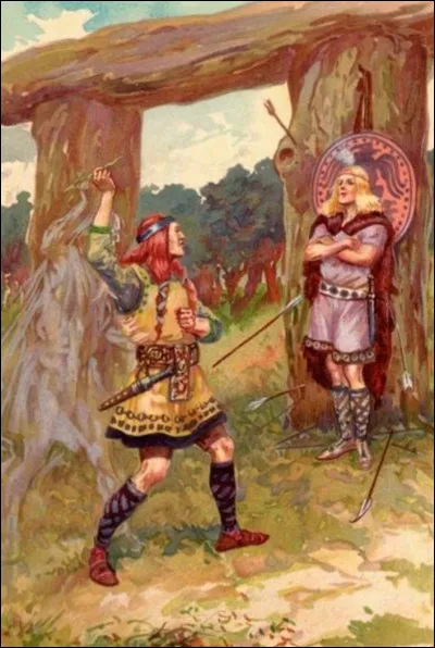 Complétez : 
"Lamaður, kalinn en leiddur af...