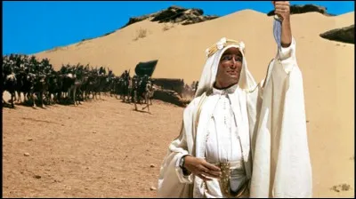 Question dépaysement ce film dépassa tous les budgets en retraçant la vie d'un sergent britannique interprété par Peter O'toole. Sorti en 1962, quel est son titre ?