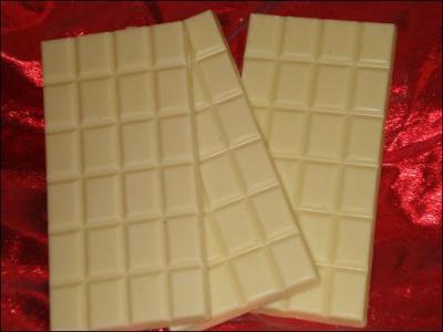 Le chocolat blanc n'est pas du chocolat :
