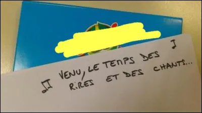 Ben oui, "île" est déjà l'heure de la récré : allez, les enfants !