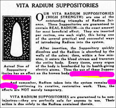 Rassurez-vous : l'efficacité du traitement au radium se prolonge ... ! Et votre corps sera ...