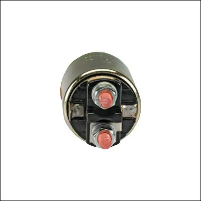 Le courant qui arrive à la grosse borne du solénoïde est :