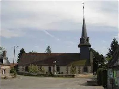 Vous avez sur cette image l'église Notre-Dame, au Noyer-en-Ouche. Village normand, dans le pays d'Ouche, il se situe dans le département ...
