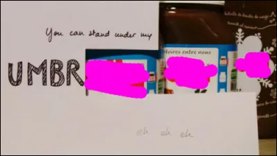 Un ptit coin de parapluie, peut-être ?