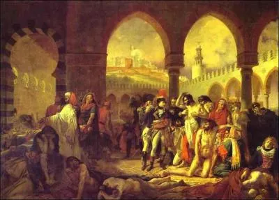 Quel peintre qui s'est suicid en se jetant dans la Seine a ralis 'Bonaparte visitant les pestifrs de Jaffa' ?