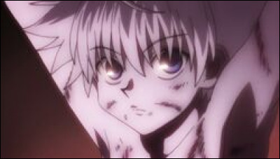 Quand Mirumi emprisonne Killua dans la cave, quel bras Killua détache-t-il des chaînes en premier ?