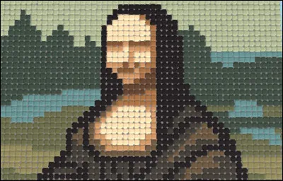 Ceci est un pixel art de Mona Lisa, nommée Joconde, peinte par Léonard de Vinci. En quelle année un italien, étant au Louvre, vole-t-il ce tableau ?