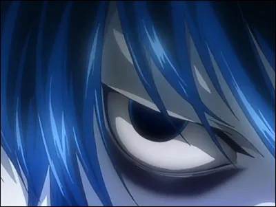 Dans l'anime, L peut apparaître quelques instants avec des cheveux bleus et Light avec des cheveux rouges. Dans ces moments...