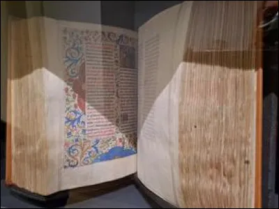 Ce bréviaire illustre la vie de...