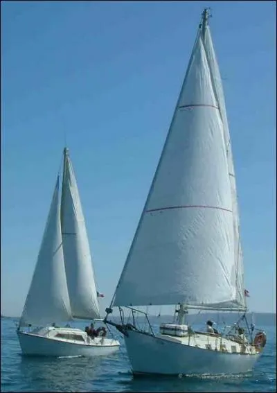 Comment s'appelle un bateau qui avance avec le vent ?