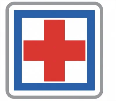 Est-ce que ce panneau indique la présence d'un hôpital ou d'une clinique ?