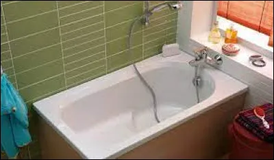 Comment se nomme ce type de baignoire o&ugrave; l'on peut juste s'asseoir ou rester debout ?