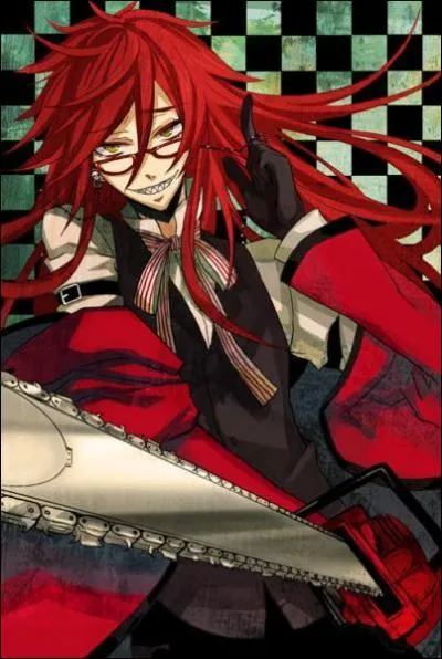 Dans ce manga, Grell Sutcliff est un Dieu de la Mort : il chasse les humains ayant commis des mauvaises actions pour faucher leur me. Il se sert pour cela trs bien de sa trononneuse. C'est dans :