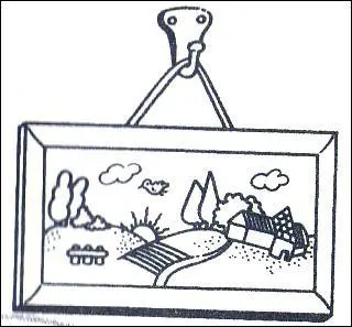 Comment s'appelle ce qui tient le tableau ?