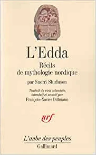 Dans quels récits est contée l'histoire légendaire des vikings et de leurs dieux ?