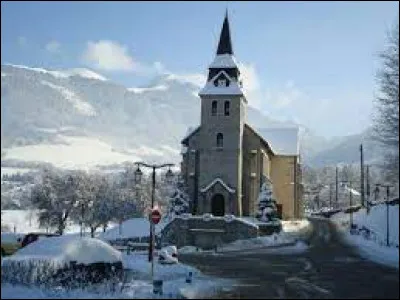 Petite vue hivernale de Saint-Jean-de-Tholome. Commune d'Auvergne-Rhône-Alpes, dans l'arrondissement de Bonneville, elle se trouve dans le département ...